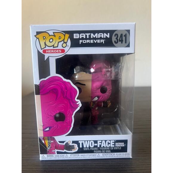 VAULTED Two-Face Batman Forever Funko Pop #341 DC Comics Tommy Lee Jones Heroes - Picture 1 of 6
